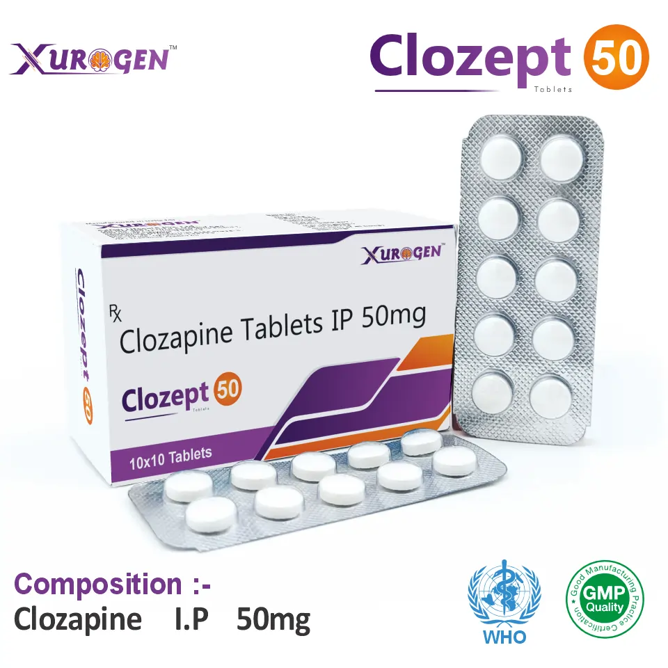 Clozapine 50 mg tablet PCD pharma franchise